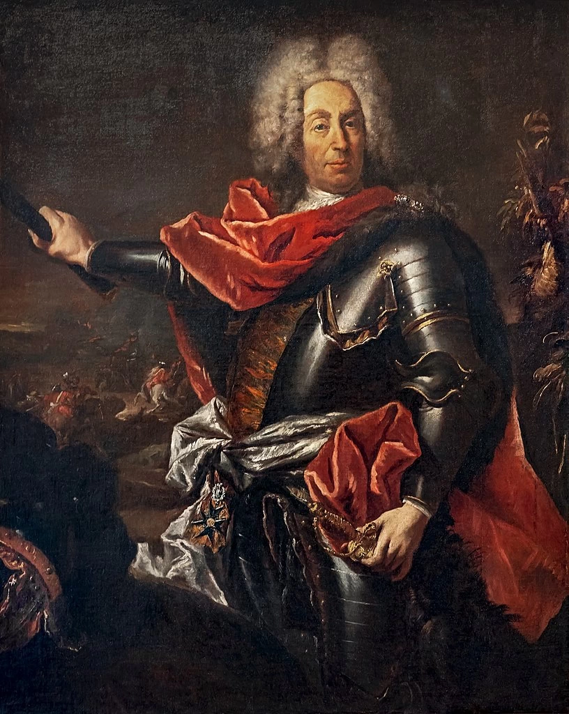 Ritratto di Johann Matthias von der Schulenburg - Ca' Rezzonico, Venezia 1